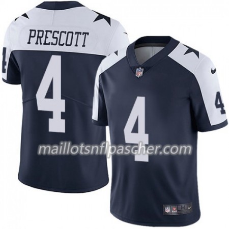Maillot Dallas Cowboys Dak Prescott 4 Nike Throwback Alternate - Homme